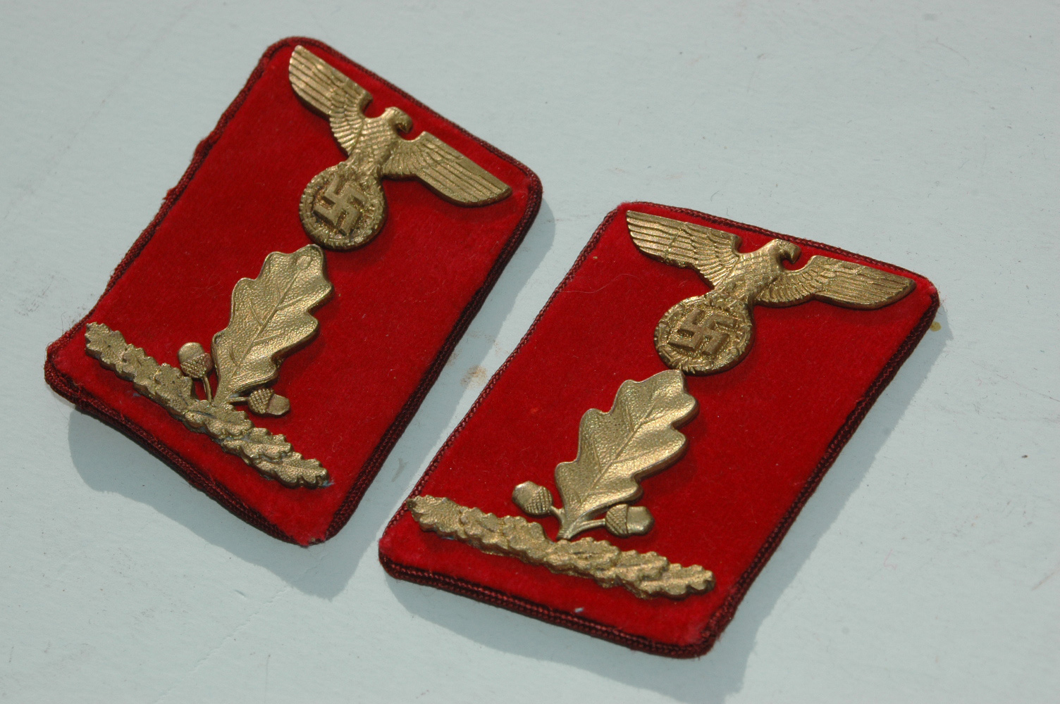 NSDAP Gaulevel Collar Tabs