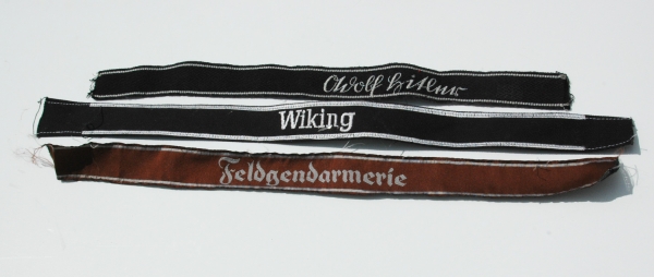Reproduction SS and Police Cufftitles