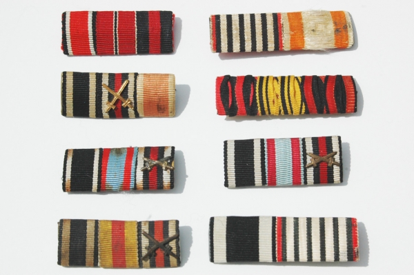 German WWI and WWII Medium Size Ribbon Bars