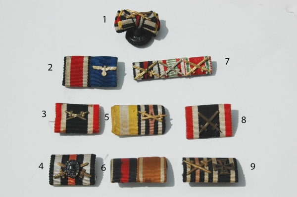 German WWII and WWI Ribbon Bars