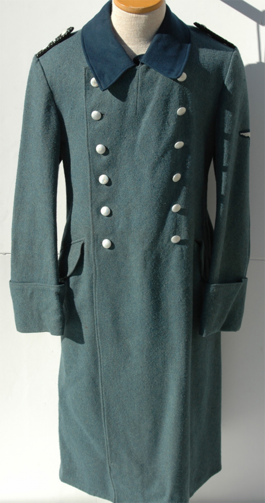 German WWII BAHNSHUTZPOLIZEI NCO's Greatcoat