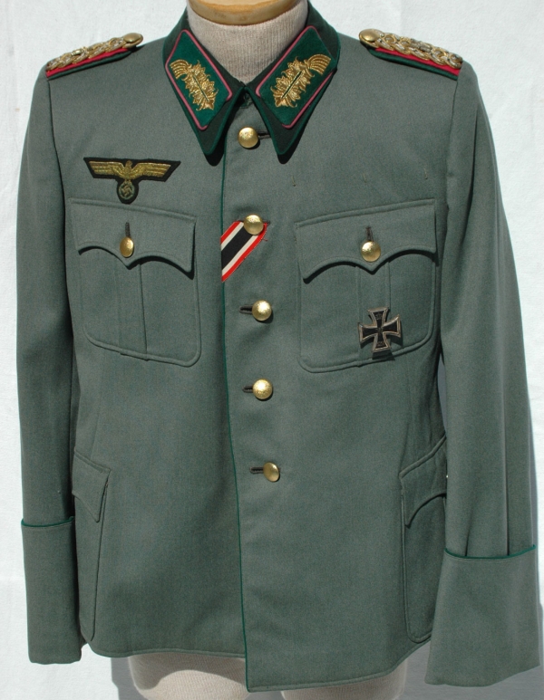 German WWII Army Administrative Generals Tunic      Named to Ferdinand Winter
