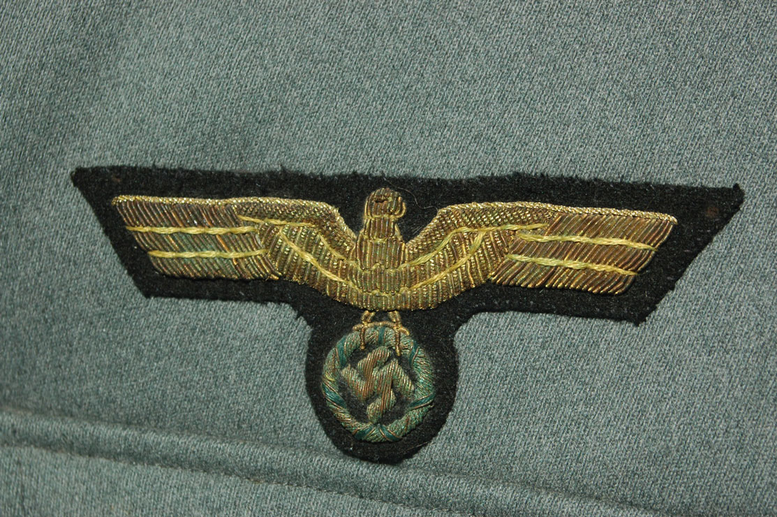 German WWII Army Administrative Generals Tunic      Named to Ferdinand Winter