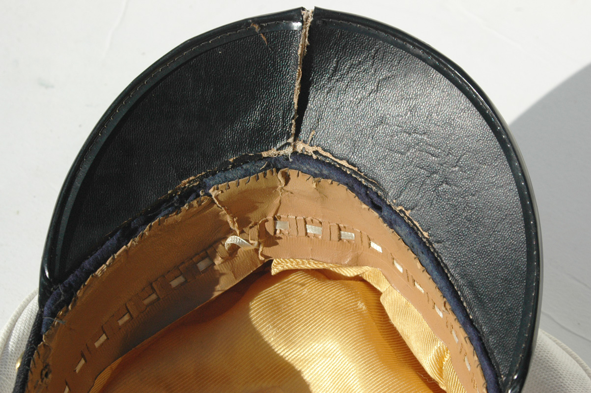 German WWII White Topped U-Boat Visor worn by Lutz