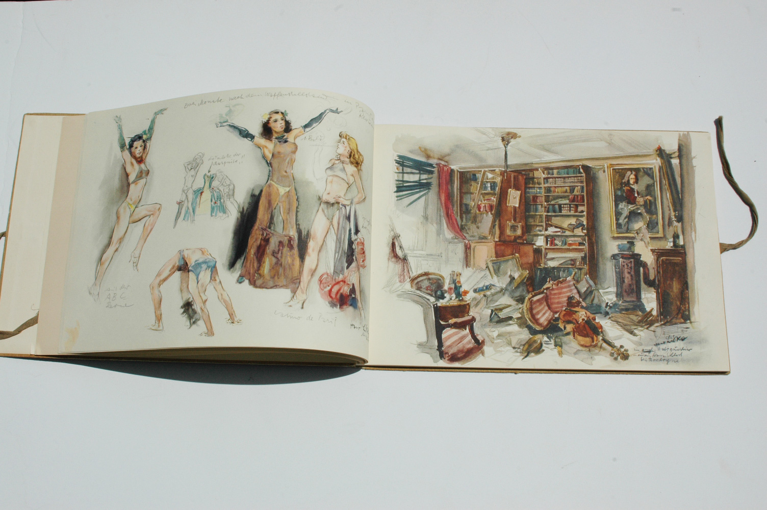 German WWII Hans Liska Sketchbook