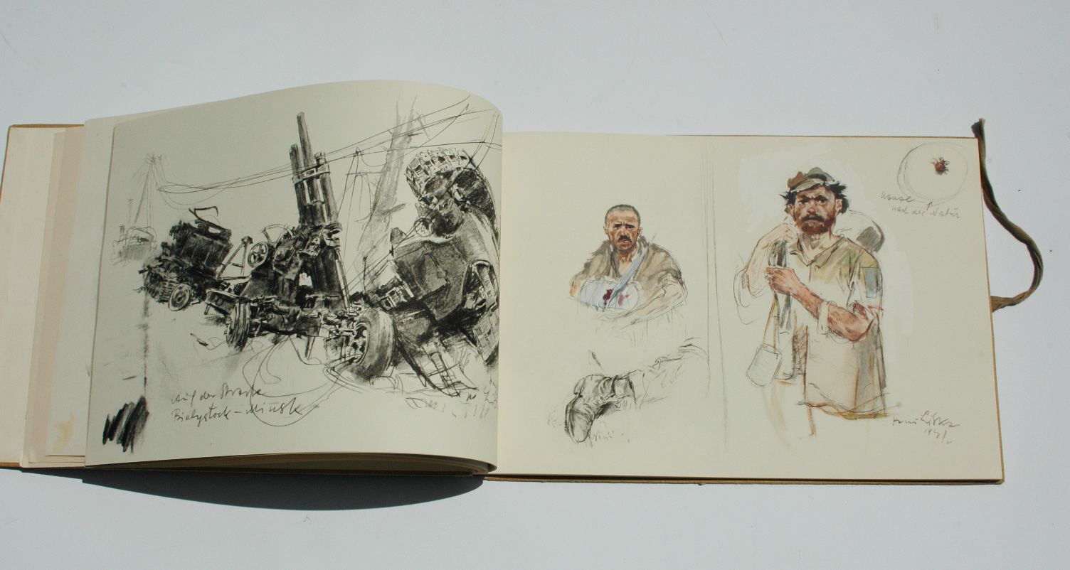 German WWII Hans Liska Sketchbook