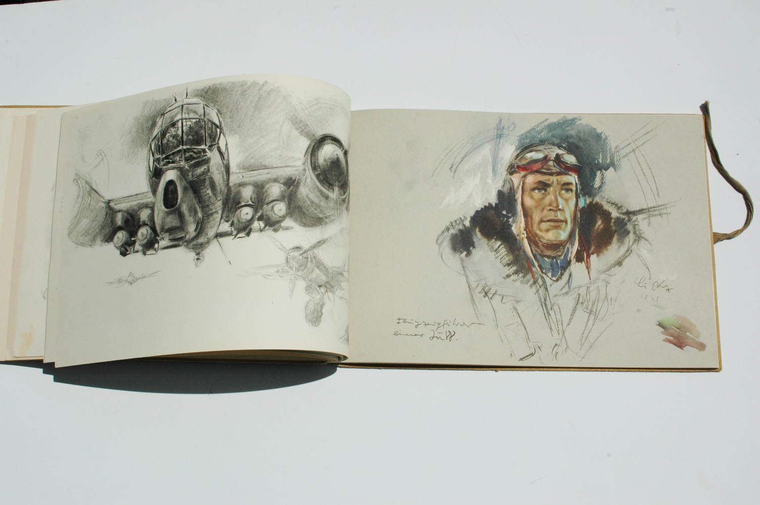 German WWII Hans Liska Sketchbook