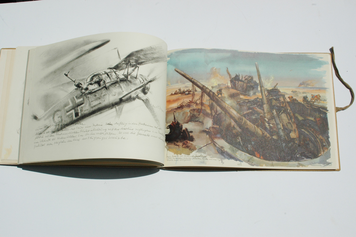 German WWII Hans Liska Sketchbook
