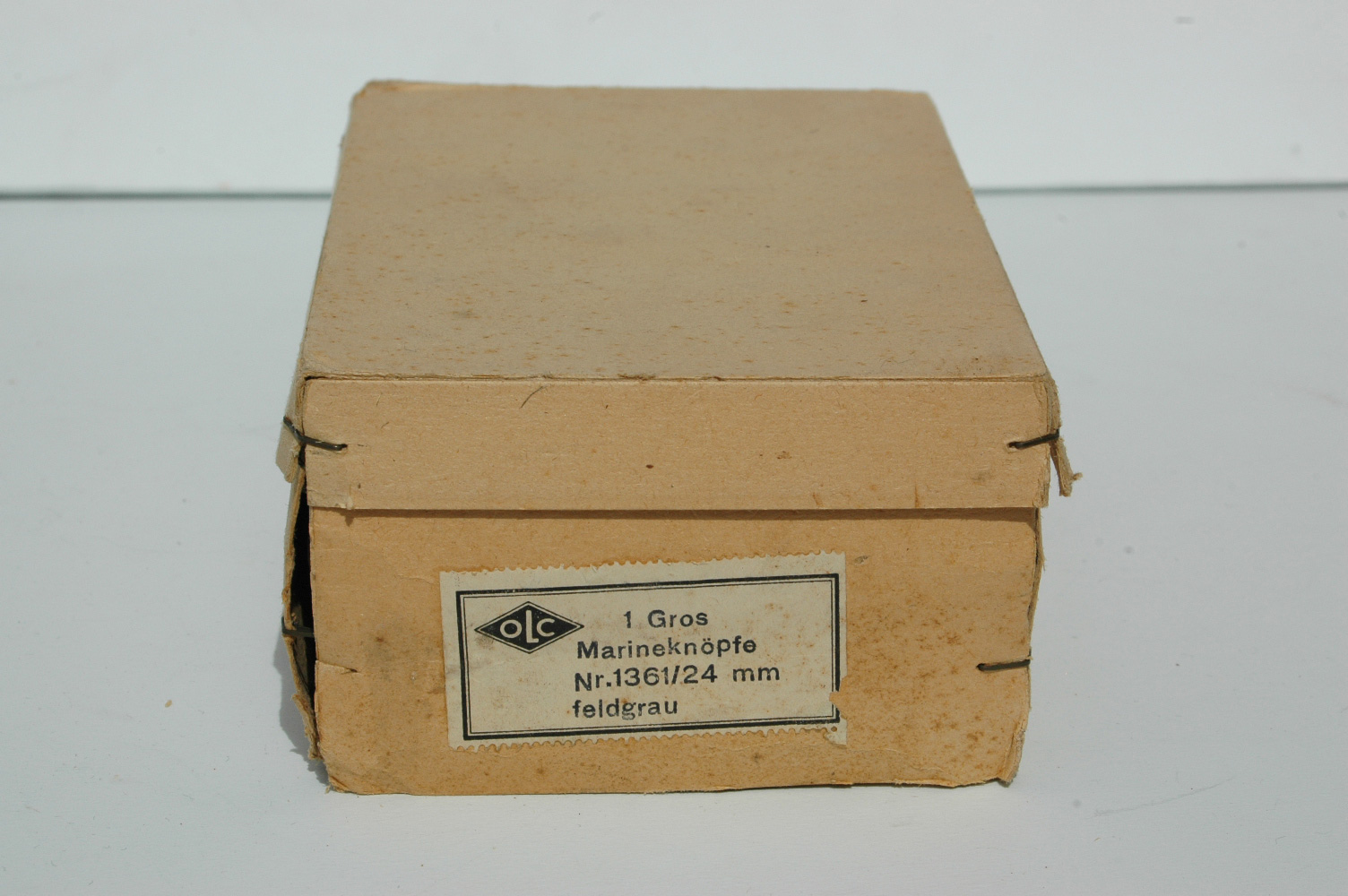 German WWII Unissued Box of Kreigsmarine Buttons