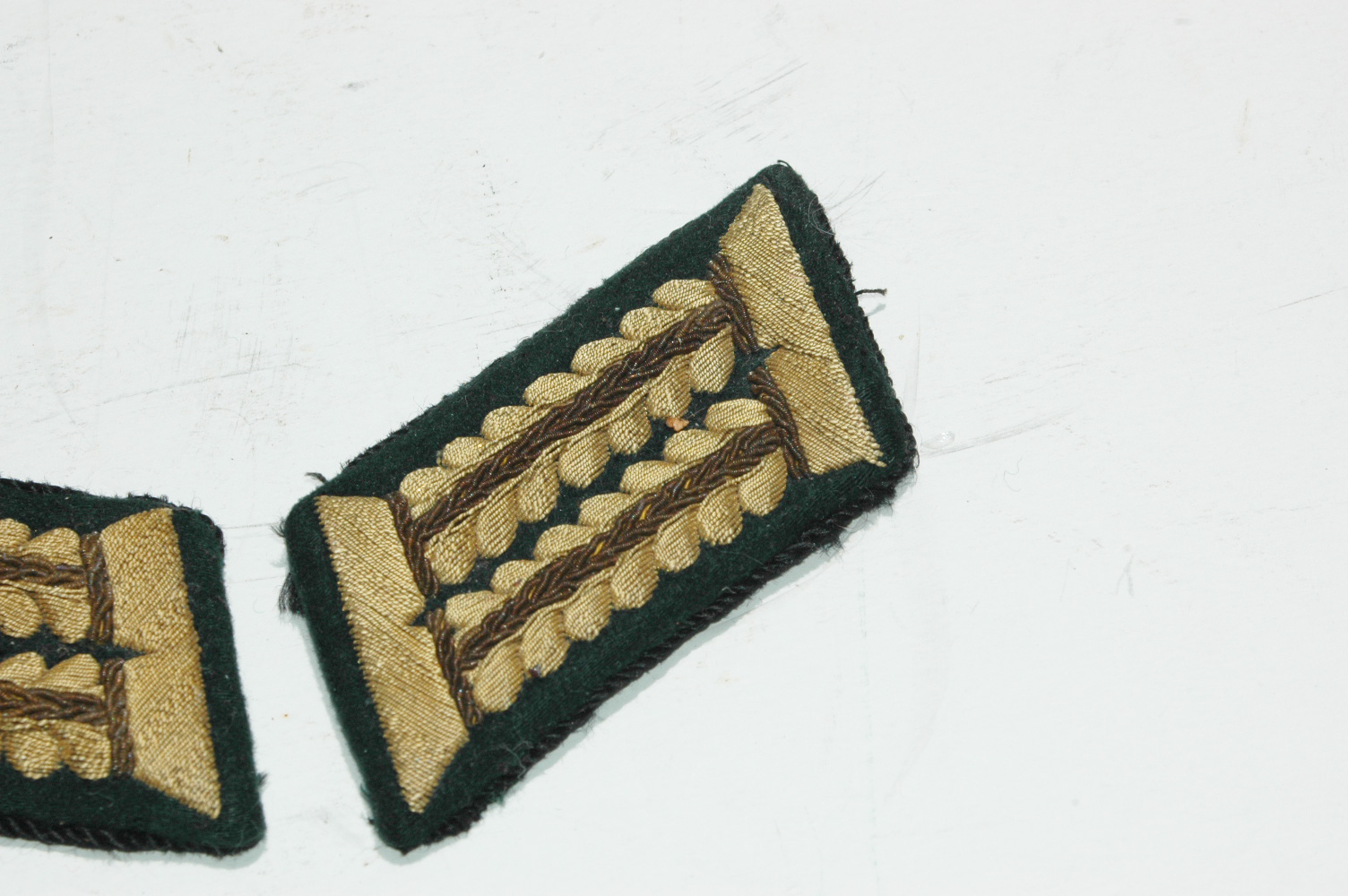 German WWII High Level Administration Officers Collar Tabs