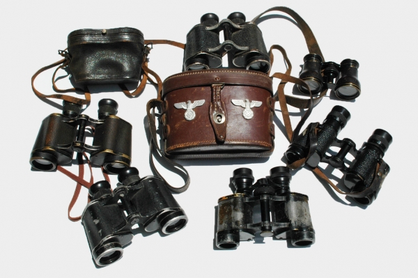 Group of WWII German Binoculars Veteran Bringback