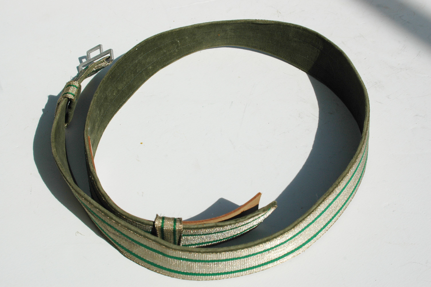 German WWII Forestry/Hunting brocade belt
