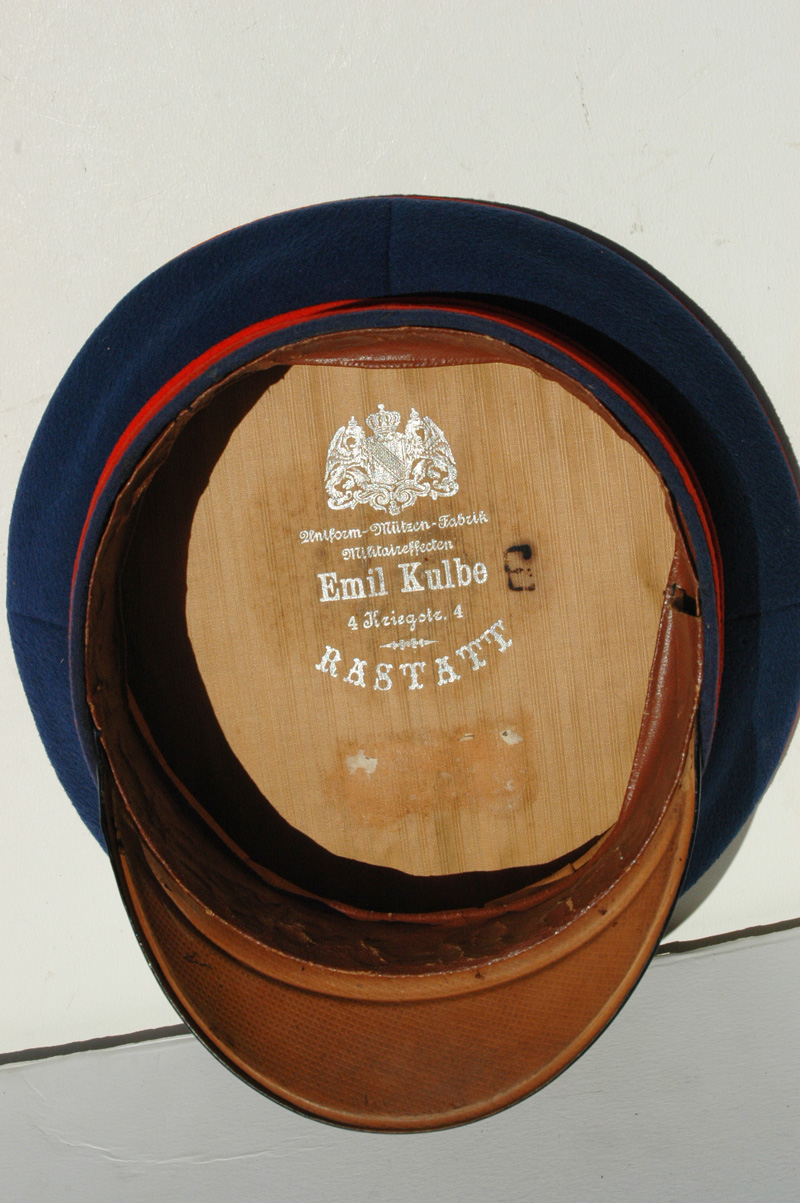German Imperial Visor Cap and Box for Prussian Officer