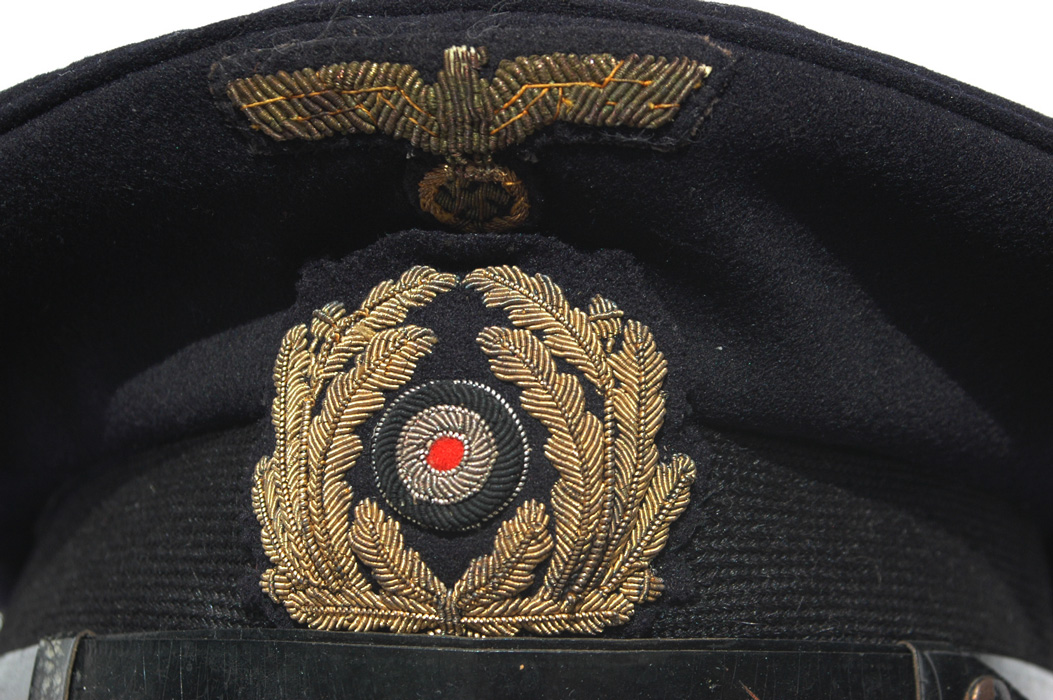 U-Boat Kreigsmarine Officers Blue Wool Visor and More
