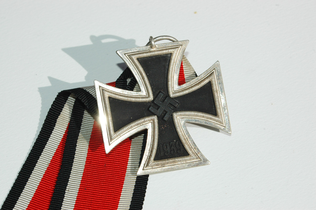 German WWII Iron Cross 2nd Class ring marked "27"
