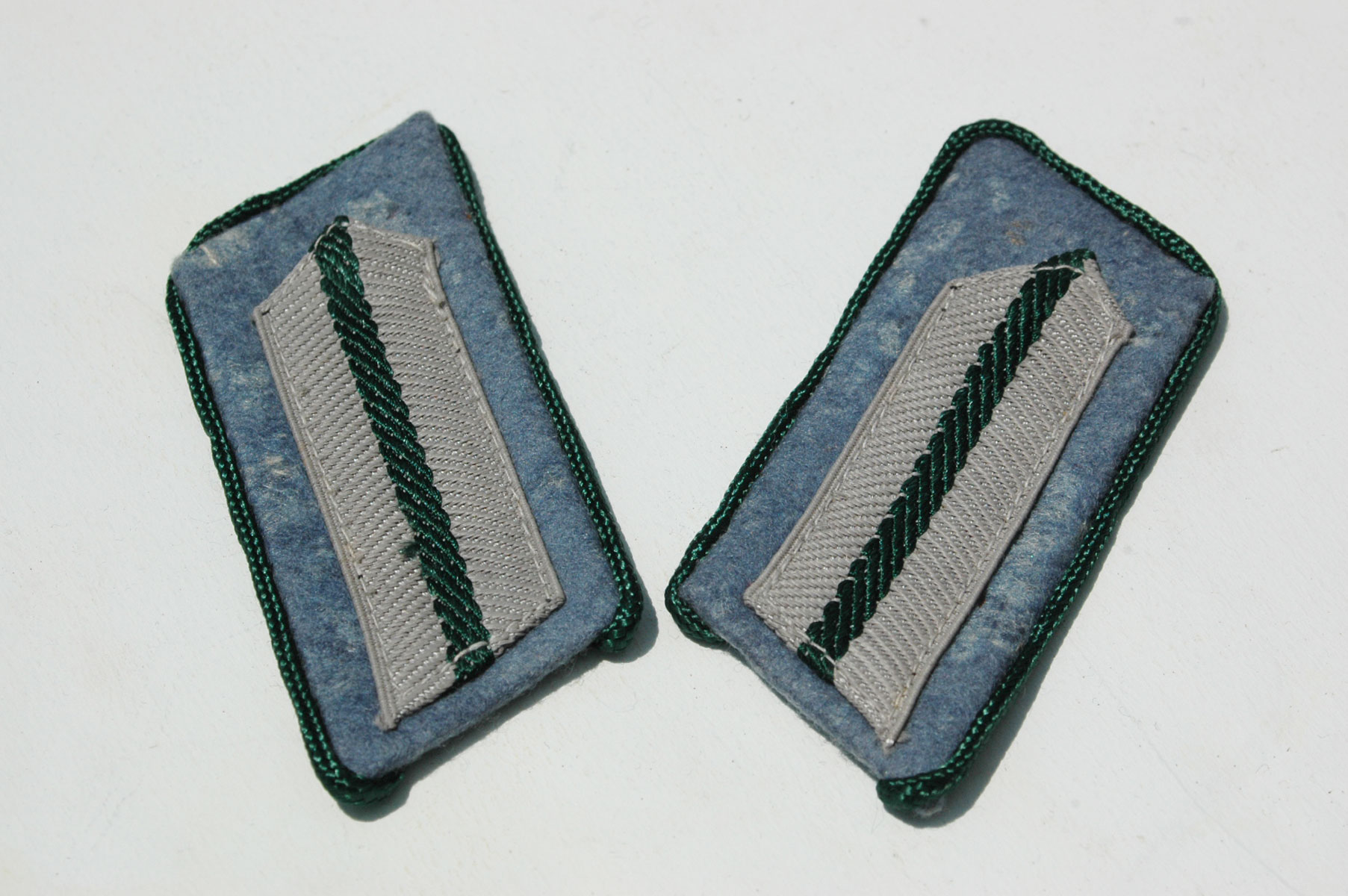 German WWII Army (HEER) Administration Officials Collar Tab Set Unissued