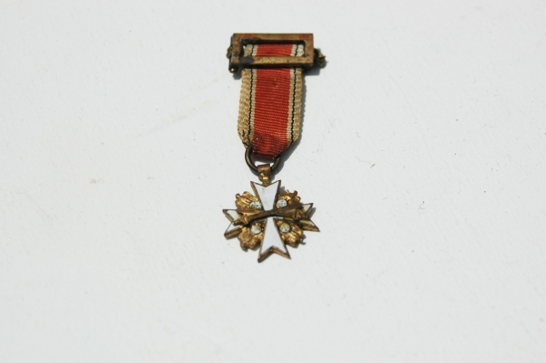 German Eagle Order with Swords in Miniature