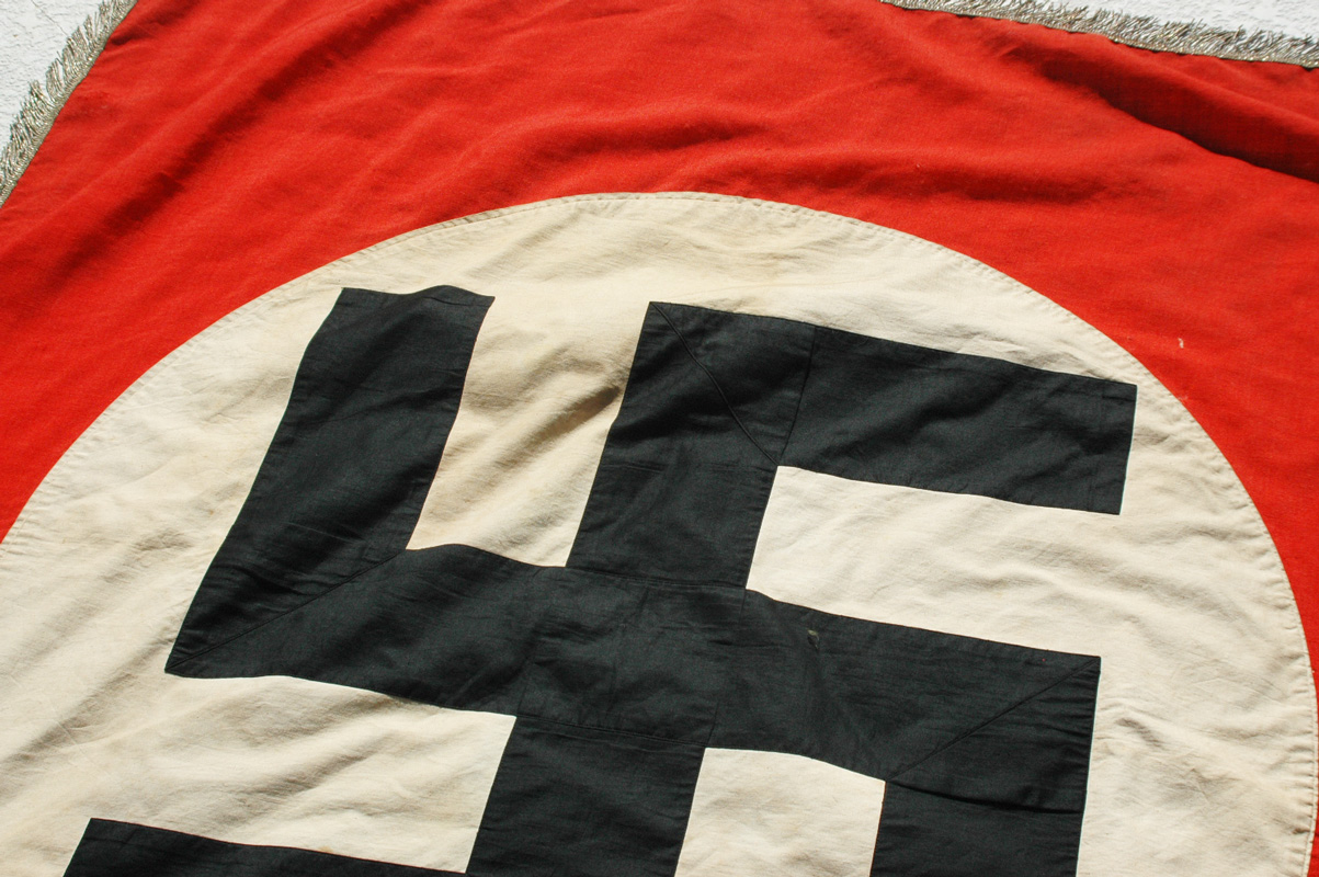 German WWII or Pre-War NSDAP Flag  Ortsgruppe Wernitsgrun