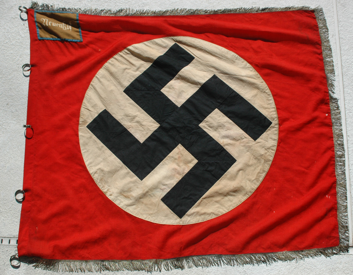 German WWII or Pre-War NSDAP Flag  Ortsgruppe Neuenhof