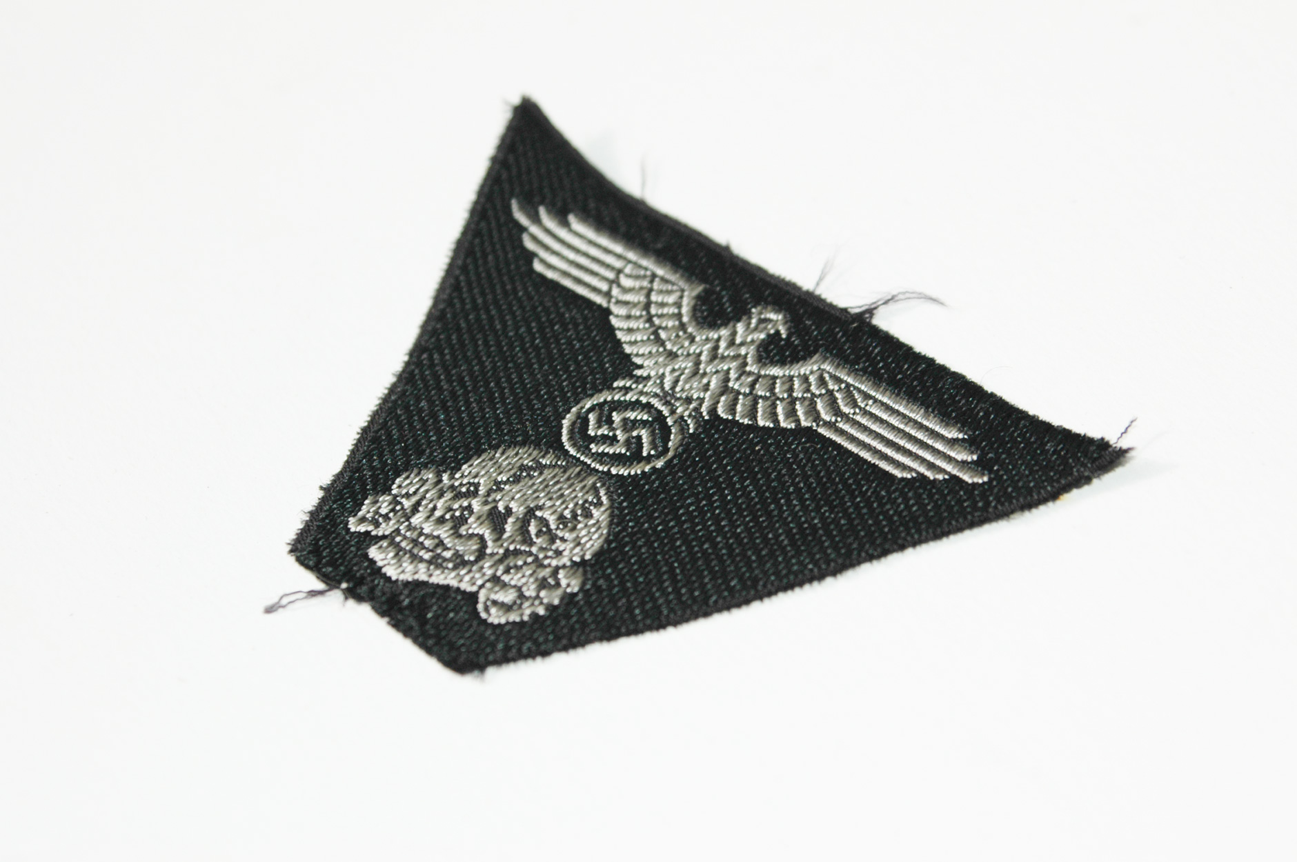 German WWII Waffen-SS M43 Cap Insignia