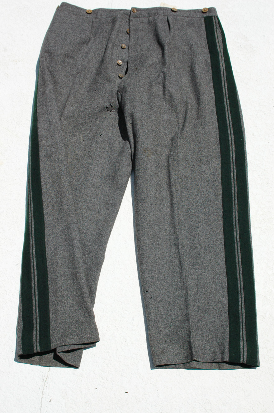 German WWII Forestry General's Trousers