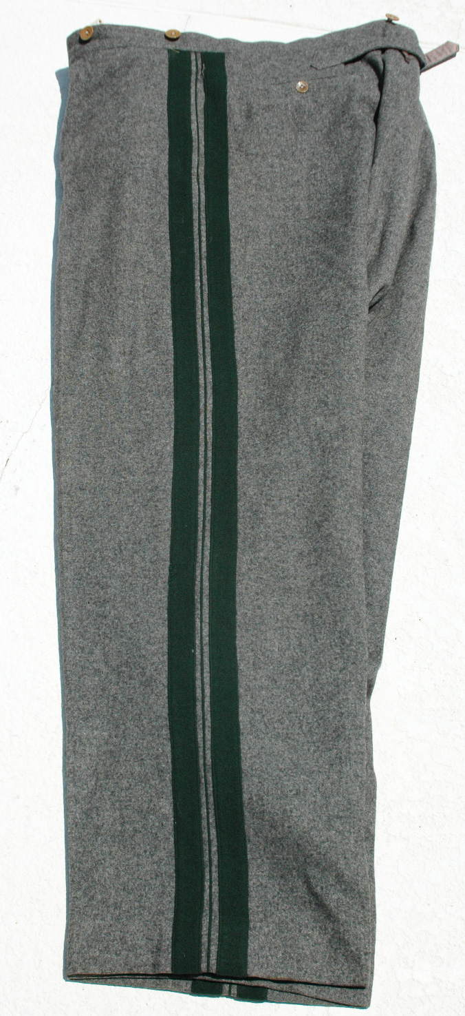 German WWII Forestry General's Trousers