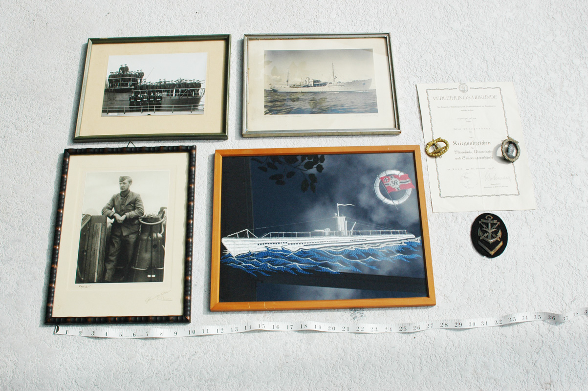 Named U-Boat Grouping with Medals and Photos