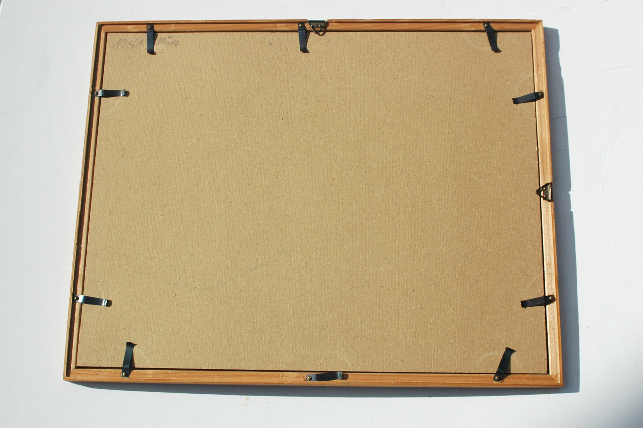 U-Boat Sailor Walter Kloppenburgs Framed Woven U-Boat U-866